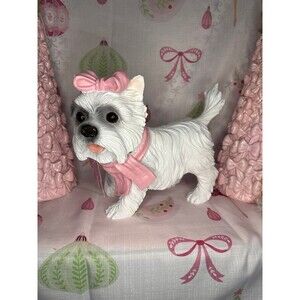 Valentines Day Coquette Pink Bow West Highland Terrier